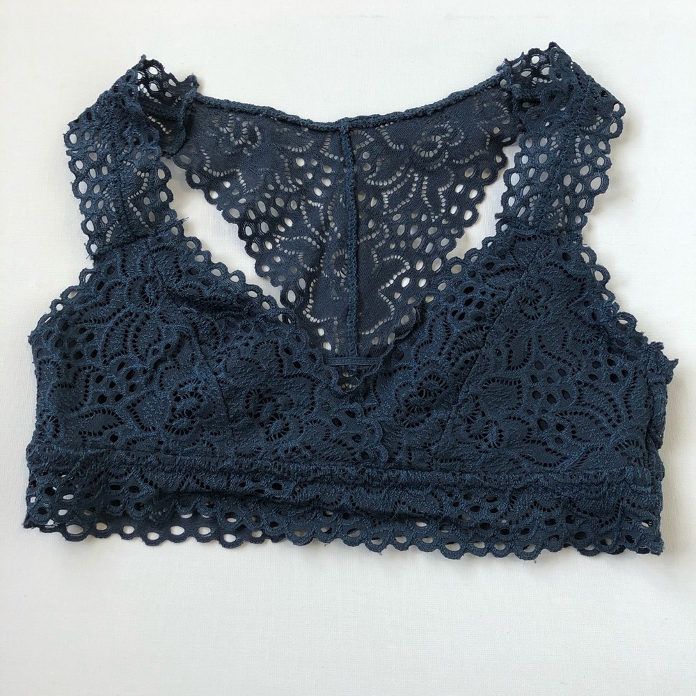 Blue bralette